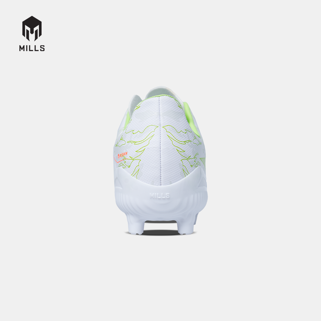 MILLS SEPATU SEPAKBOLA FLAME 2.0 FG JR WHITE/LIME GREEN 9203503