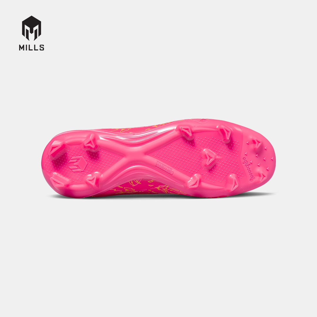 MILLS Sepatu Sepakbola Flame 2.0 FG Neon Pink / Yellow Mustrad 9304806