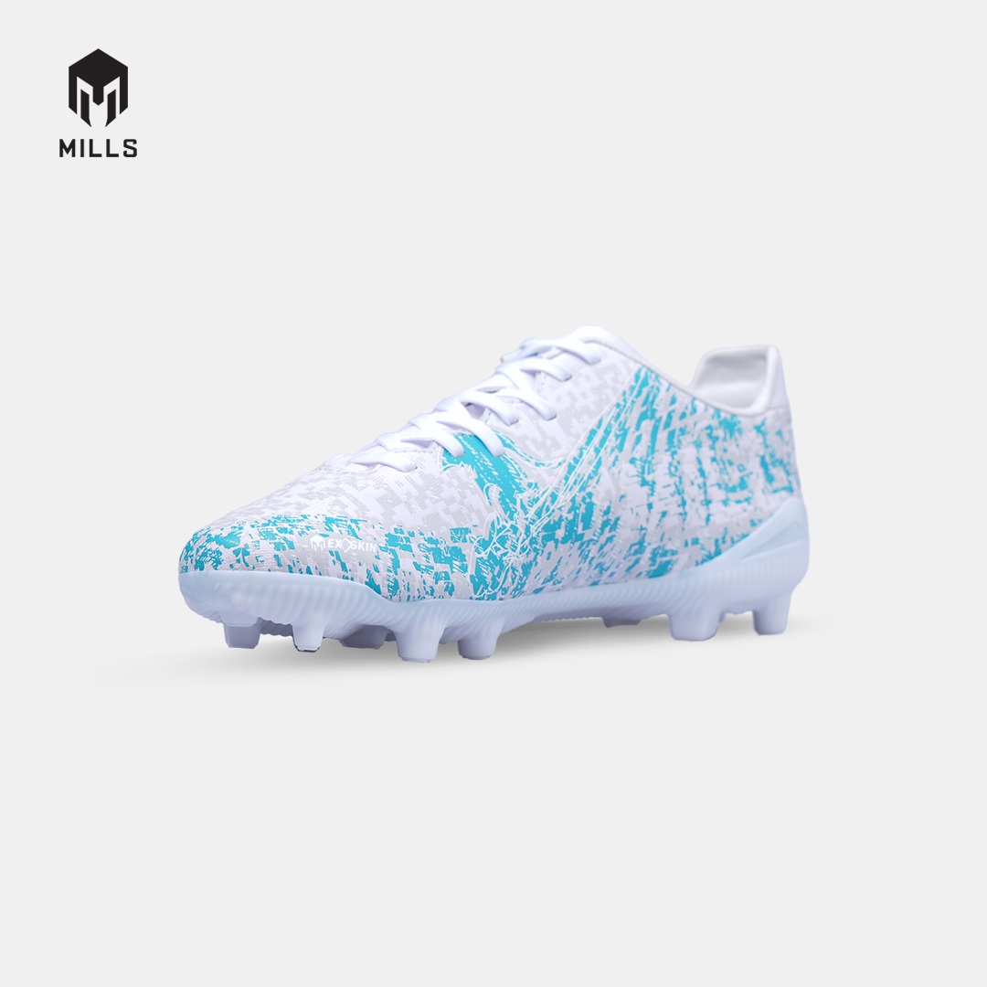 MILLS SEPATU SEPAKBOLA GLADION FG JR WHITE/JAVA.CYAN/SOFT.GREY 9204205