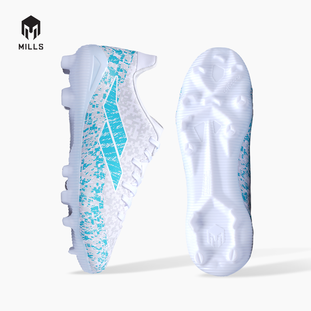 MILLS SEPATU SEPAKBOLA GLADION FG JR WHITE/JAVA.CYAN/SOFT.GREY 9204205