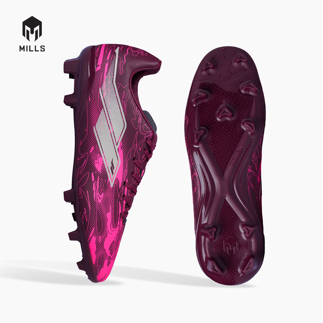 MILLS SEPATU SEPAKBOLA NOUVA FG BURGUNDY/HOT.PINK 9308803