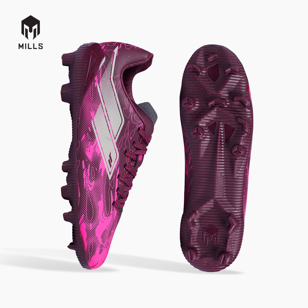 MILLS SEPATU SEPAKBOLA NOUVA FG JR BURGUNDY/HOT.PINK 9208803
