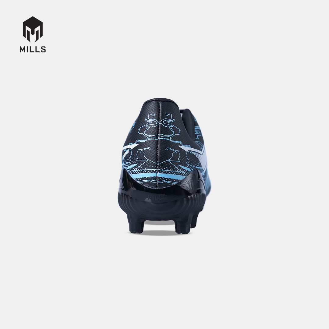 MILLS SEPATU SEPAKBOLA NOUVA FG JR PHANTOM BLACK/AQUA BLUE 9208807