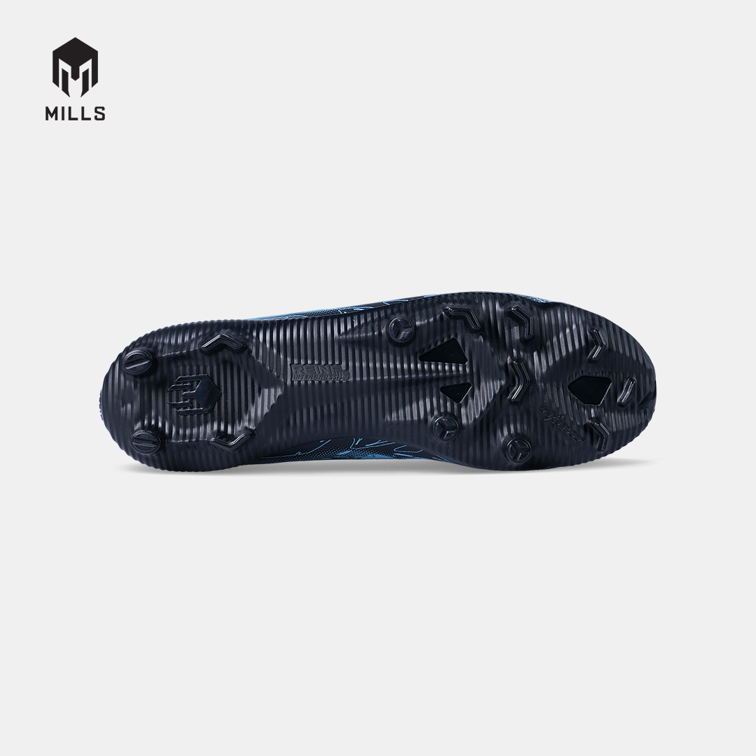 MILLS SEPATU SEPAKBOLA NOUVA FG JR PHANTOM BLACK/AQUA BLUE 9208807