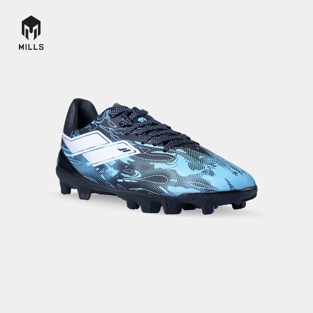 MILLS SEPATU SEPAKBOLA NOUVA FG JR PHANTOM BLACK/AQUA BLUE 9208807