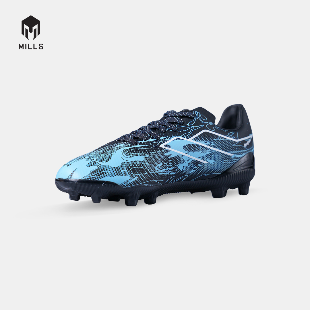 MILLS SEPATU SEPAKBOLA NOUVA FG JR PHANTOM BLACK/AQUA BLUE 9208807