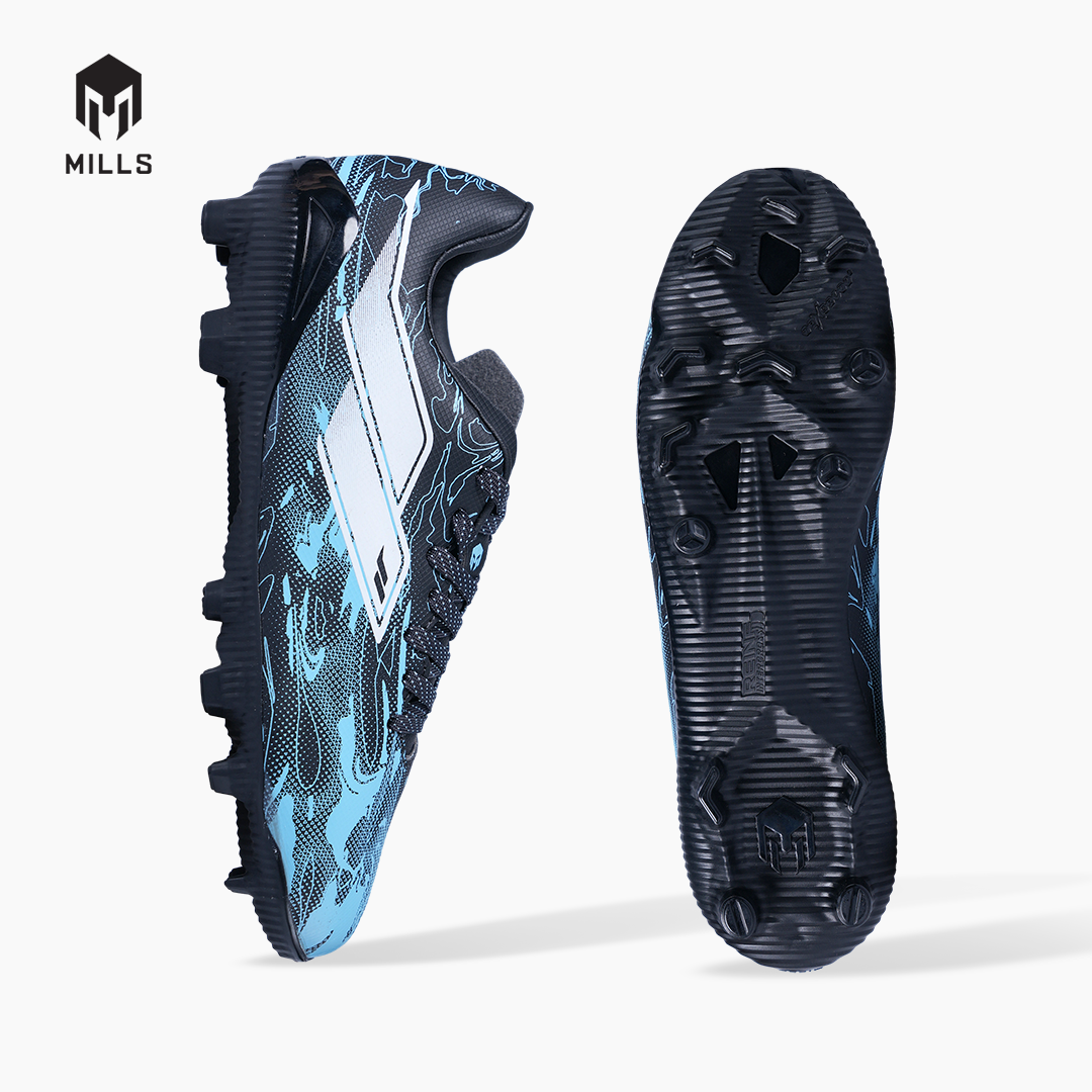 MILLS SEPATU SEPAKBOLA NOUVA FG JR PHANTOM BLACK/AQUA BLUE 9208807