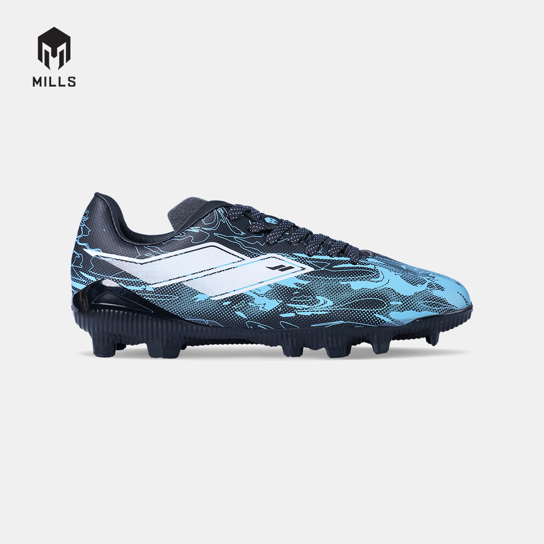 MILLS SEPATU SEPAKBOLA NOUVA FG JR PHANTOM BLACK/AQUA BLUE 9208807