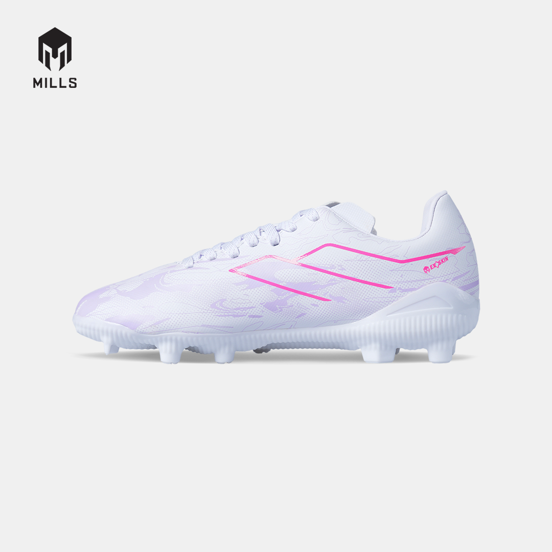 MILLS SEPATU SEPAKBOLA NOUVA FG JR WHITE/LAVENDER 9208804