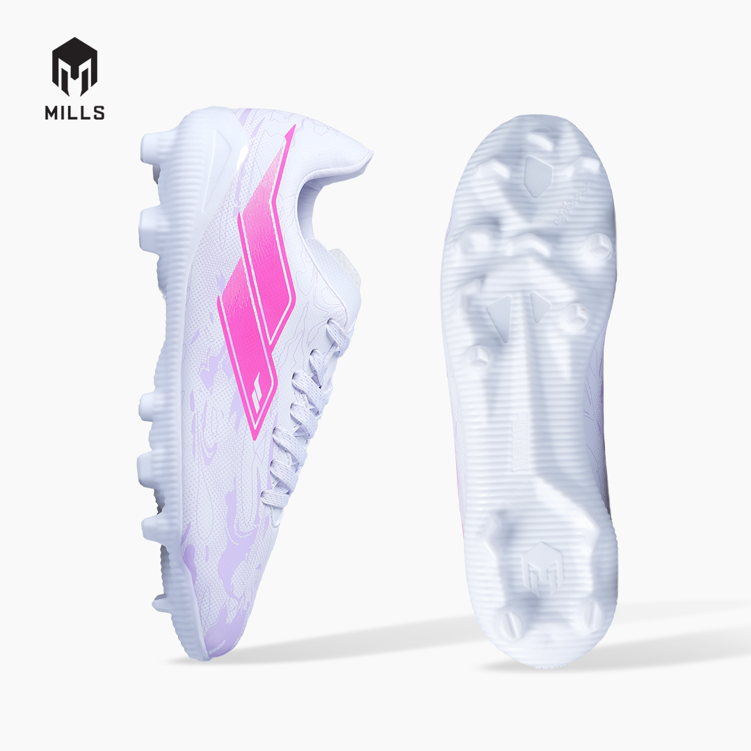 MILLS SEPATU SEPAKBOLA NOUVA FG JR WHITE/LAVENDER 9208804