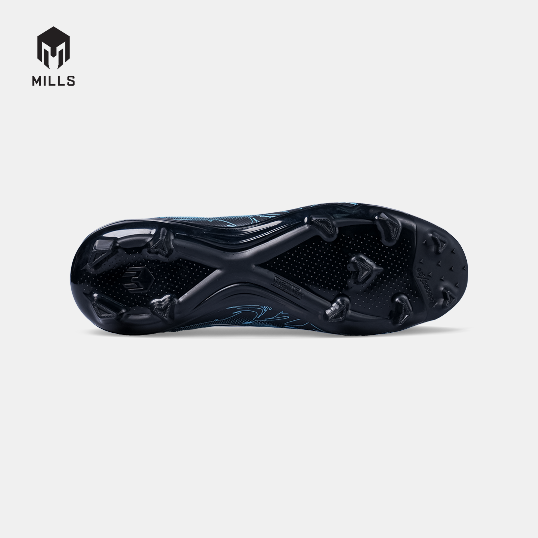 MILLS SEPATU SEPAKBOLA NOUVA FG PHANTOM BLACK/AQUA BLUE 9308807