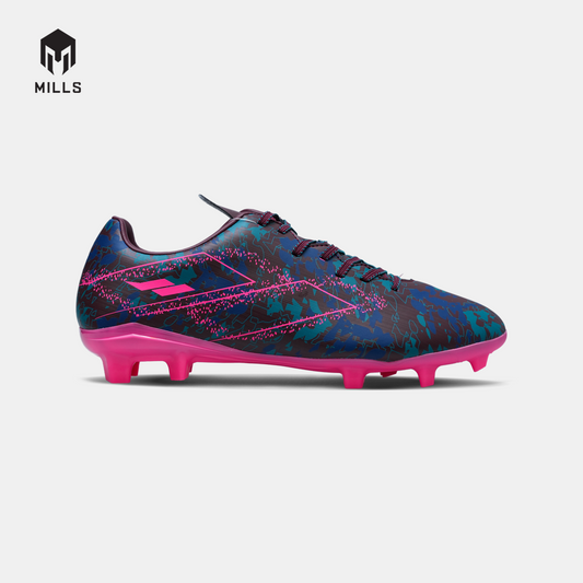 MILLS SEPATU SEPAKBOLA RIYU FG MAROON/MAGENTA/GREEN 9304608