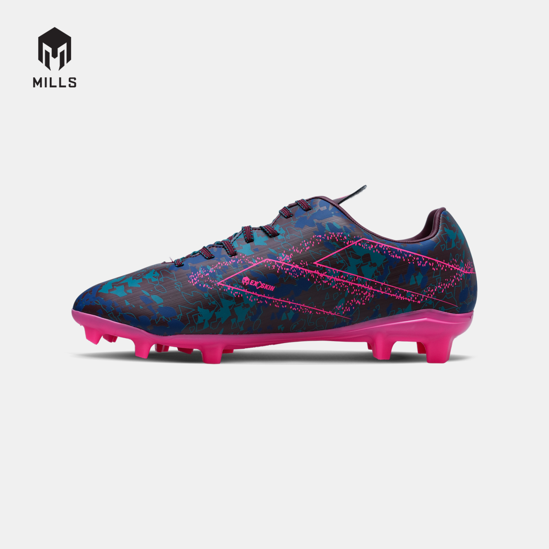 MILLS SEPATU SEPAKBOLA RIYU FG MAROON/MAGENTA/GREEN 9304608