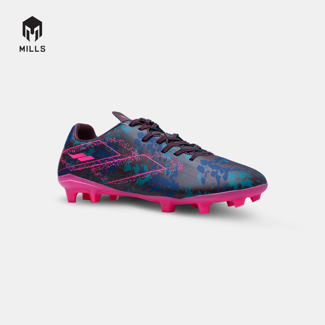 MILLS SEPATU SEPAKBOLA RIYU FG MAROON/MAGENTA/GREEN 9304608