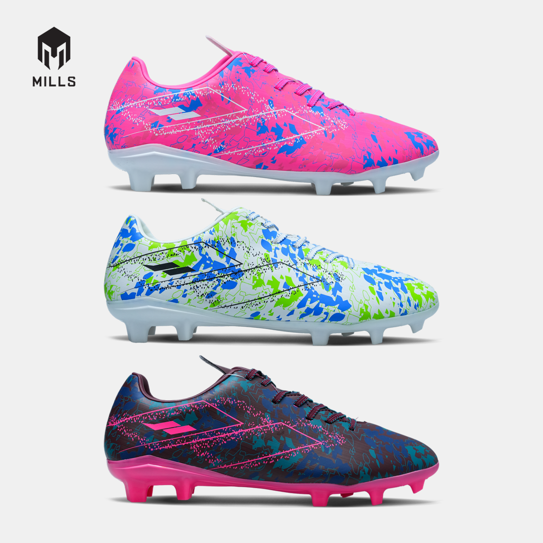 MILLS SEPATU SEPAKBOLA RIYU FG MAROON/MAGENTA/GREEN 9304608