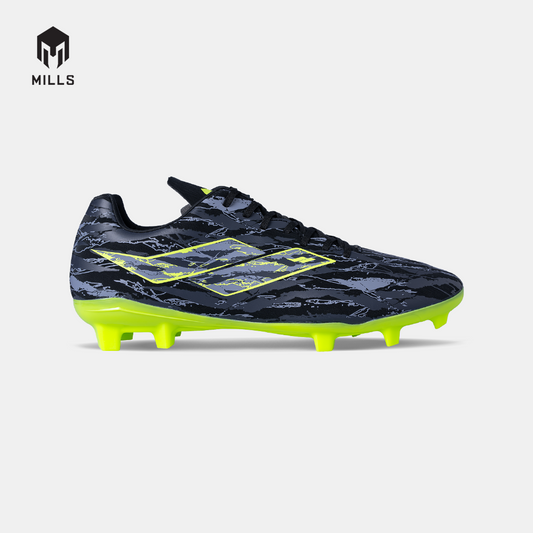 MILLS SEPATU SEPAKBOLA SPYRO FG BLACK/STEEL.GREY/LASER.LIME 9307808