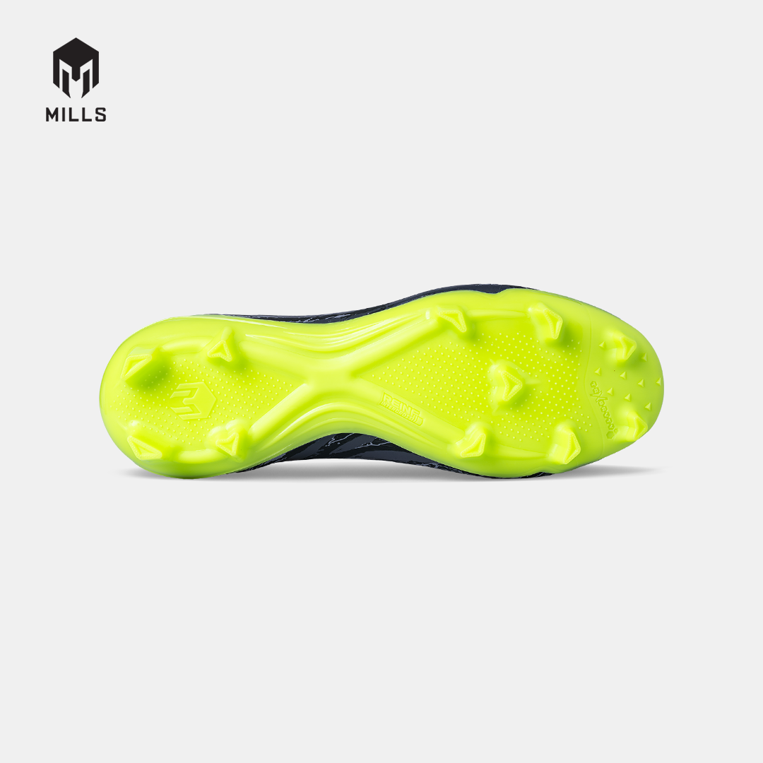 MILLS SEPATU SEPAKBOLA SPYRO FG BLACK/STEEL.GREY/LASER.LIME 9307808