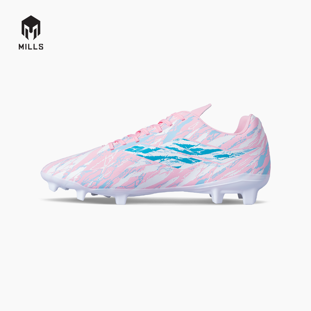 MILLS SEPATU SEPAKBOLA SPYRO FG COTTON.PINK/WHITE/CYAN.BLUE 9307806