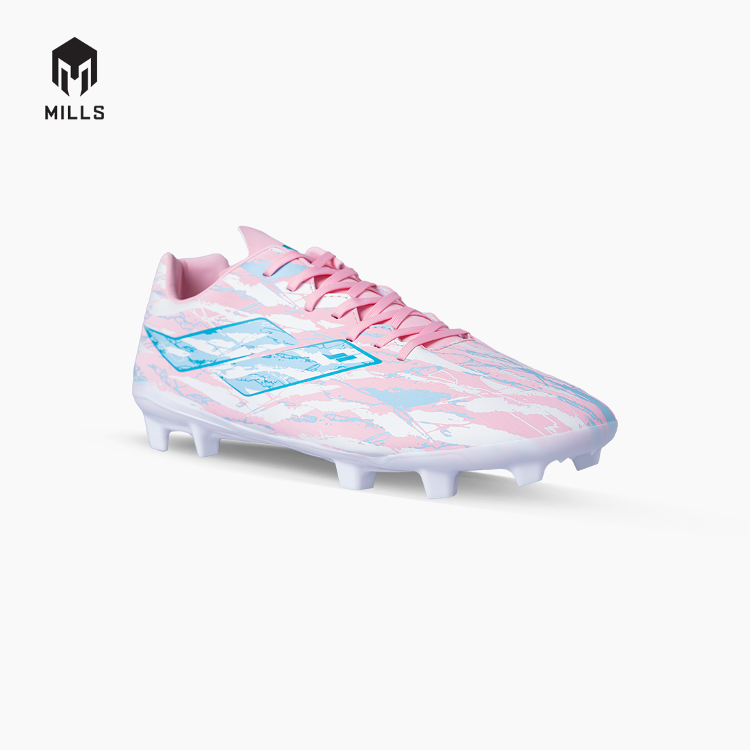 MILLS SEPATU SEPAKBOLA SPYRO FG COTTON.PINK/WHITE/CYAN.BLUE 9307806