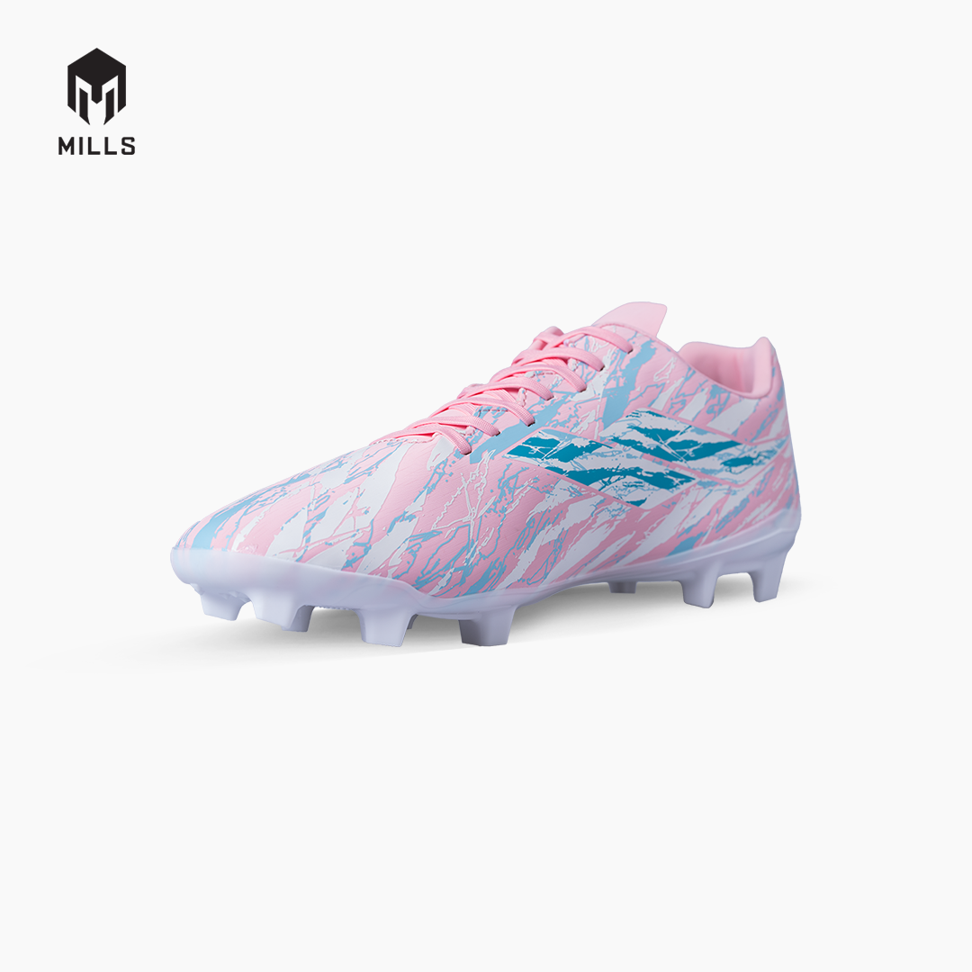 MILLS SEPATU SEPAKBOLA SPYRO FG COTTON.PINK/WHITE/CYAN.BLUE 9307806