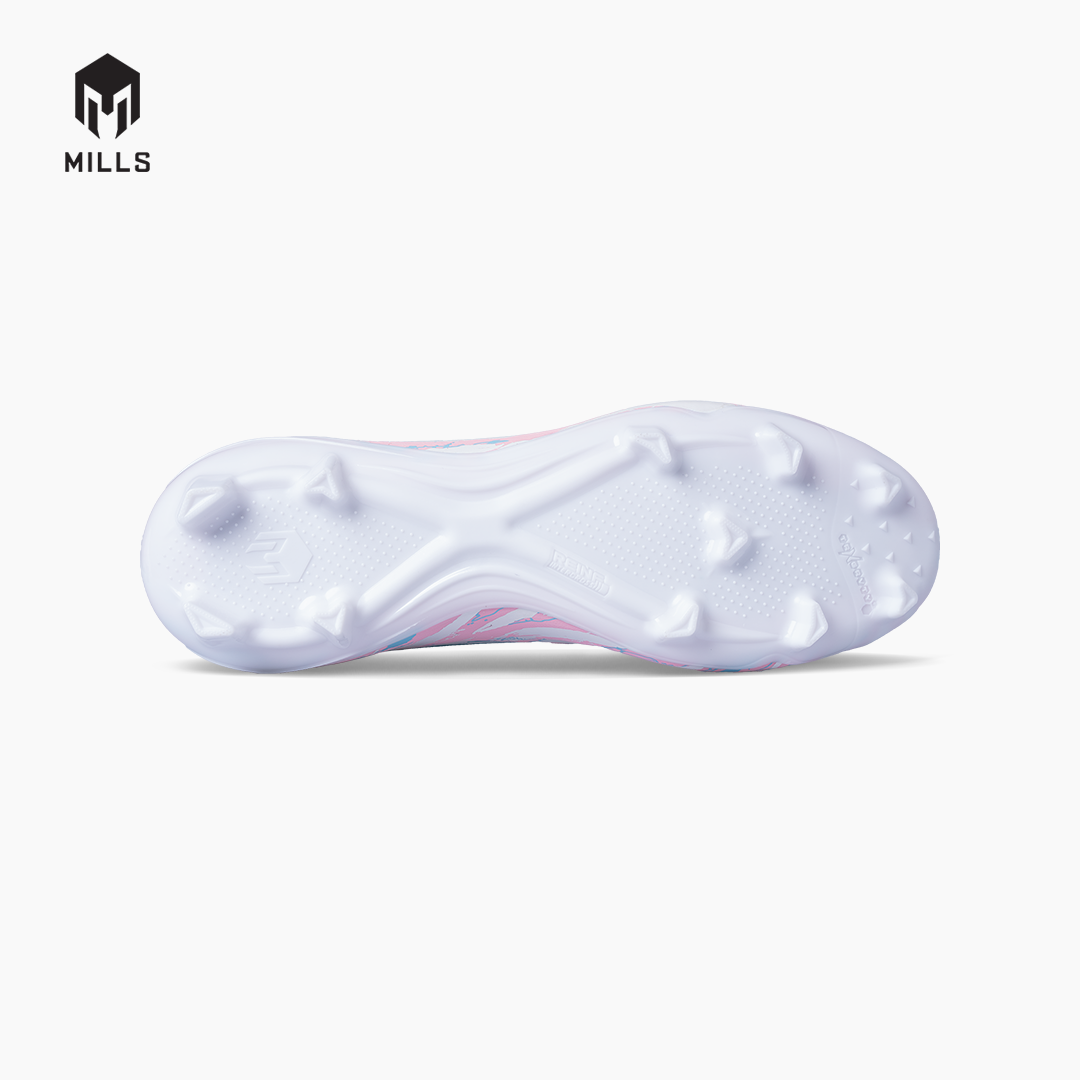 MILLS SEPATU SEPAKBOLA SPYRO FG COTTON.PINK/WHITE/CYAN.BLUE 9307806