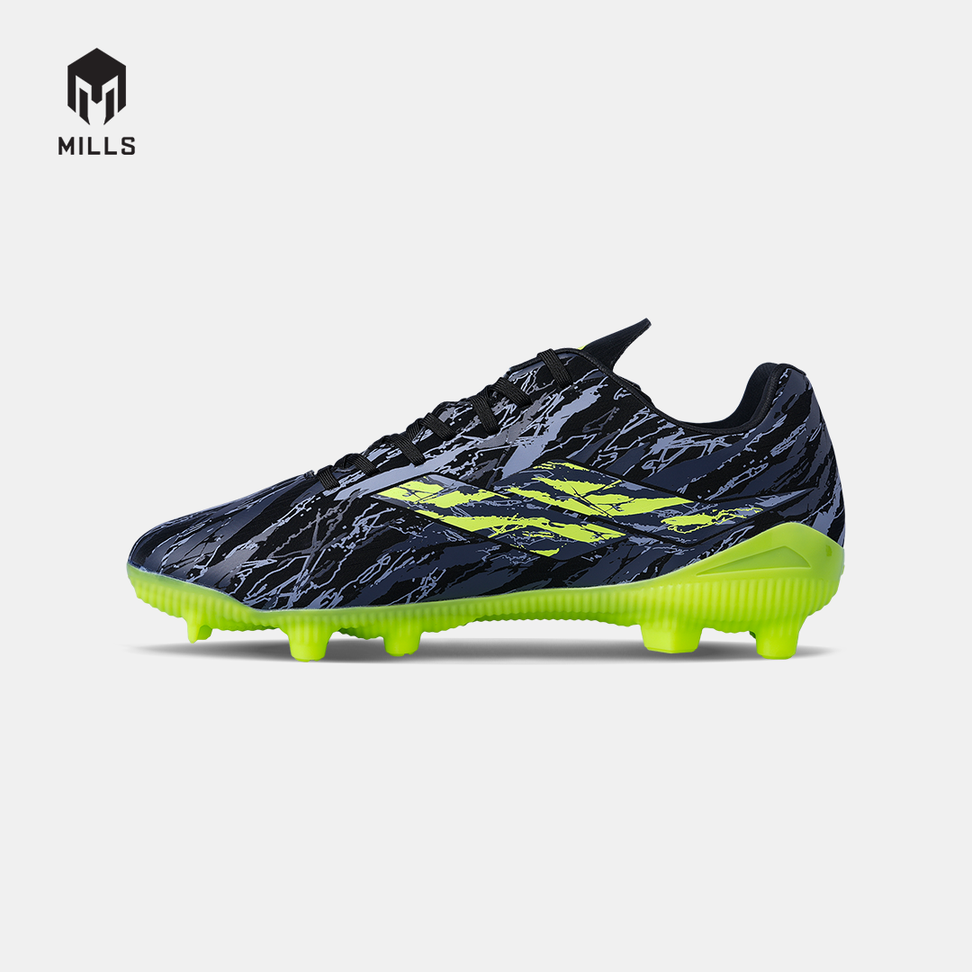 MILLS SEPATU SEPAKBOLA SPYRO FG JR BLACK/STEEL.GREY/LASER.LIME 9207808
