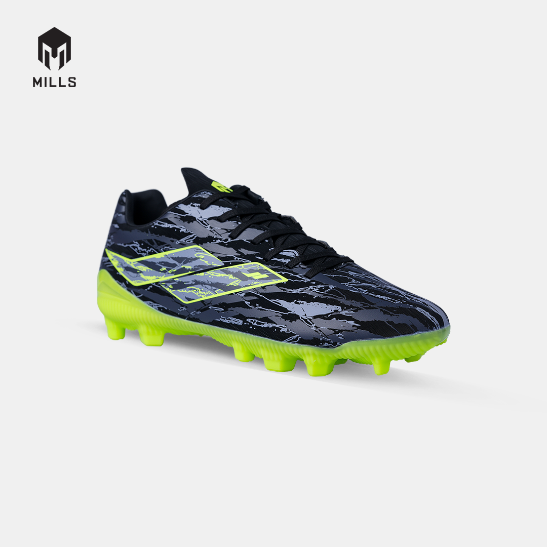 MILLS SEPATU SEPAKBOLA SPYRO FG JR BLACK/STEEL.GREY/LASER.LIME 9207808