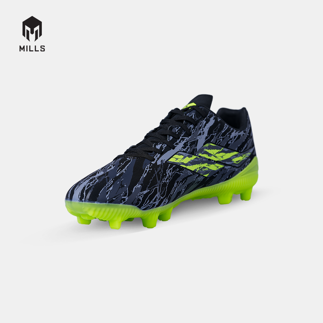 MILLS SEPATU SEPAKBOLA SPYRO FG JR BLACK/STEEL.GREY/LASER.LIME 9207808