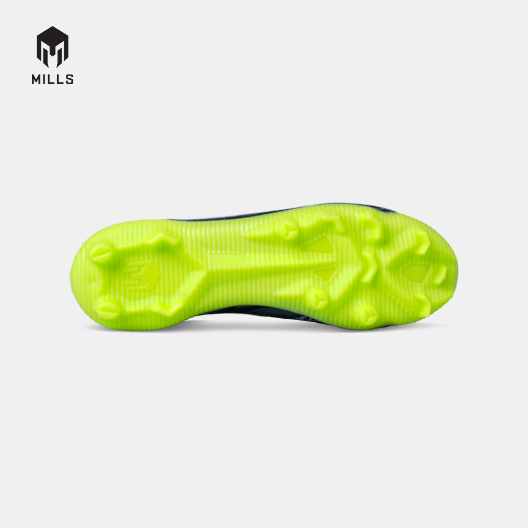 MILLS SEPATU SEPAKBOLA SPYRO FG JR BLACK/STEEL.GREY/LASER.LIME 9207808