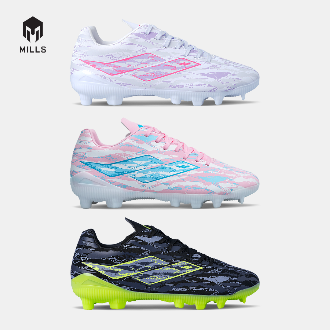 MILLS SEPATU SEPAKBOLA SPYRO FG JR BLACK/STEEL.GREY/LASER.LIME 9207808