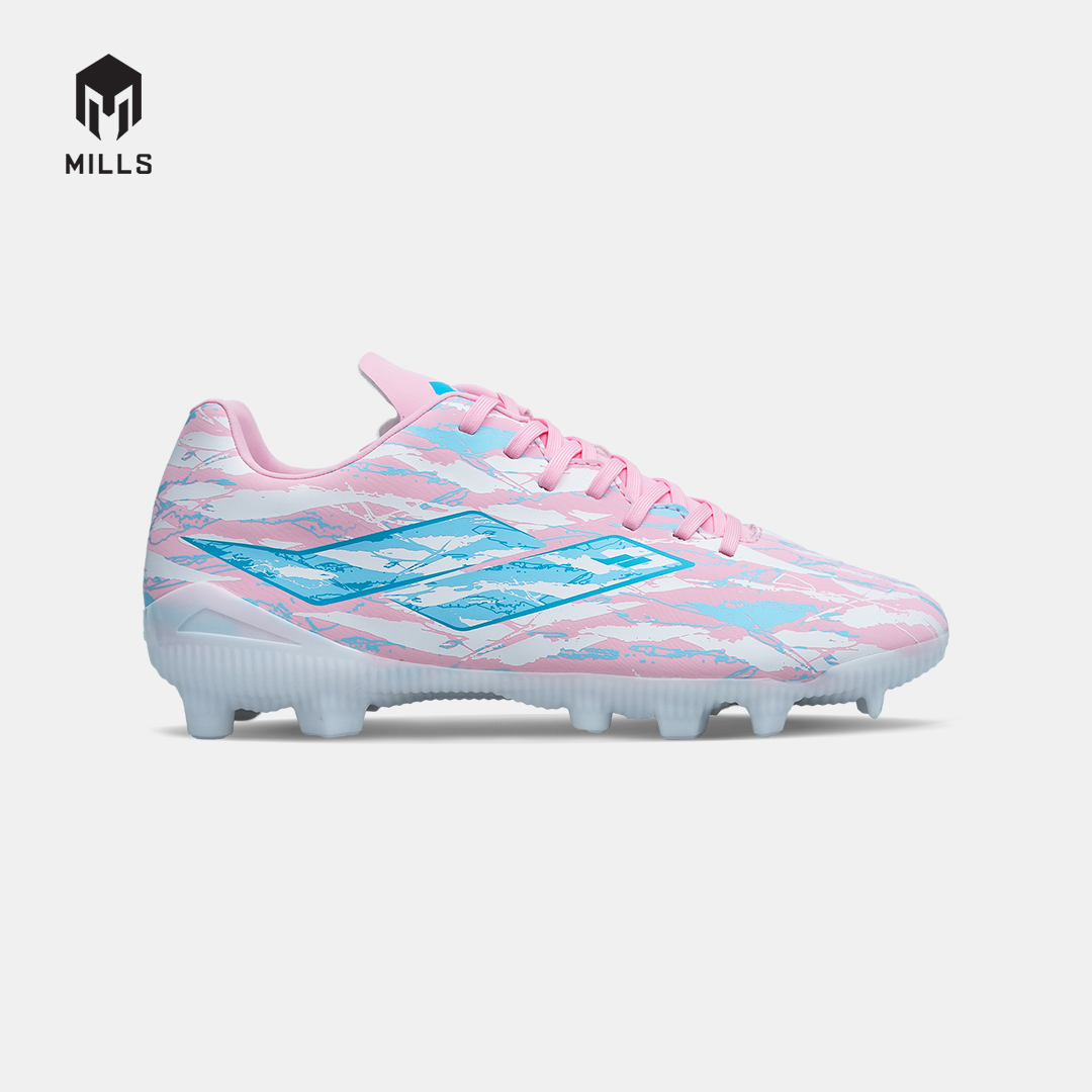 MILLS SEPATU SEPAKBOLA SPYRO FG JR COTTON.PINK/WHITE/CYAN.BLUE 9207806