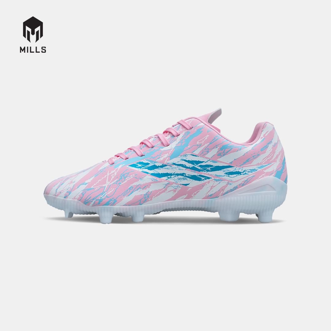 MILLS SEPATU SEPAKBOLA SPYRO FG JR COTTON.PINK/WHITE/CYAN.BLUE 9207806