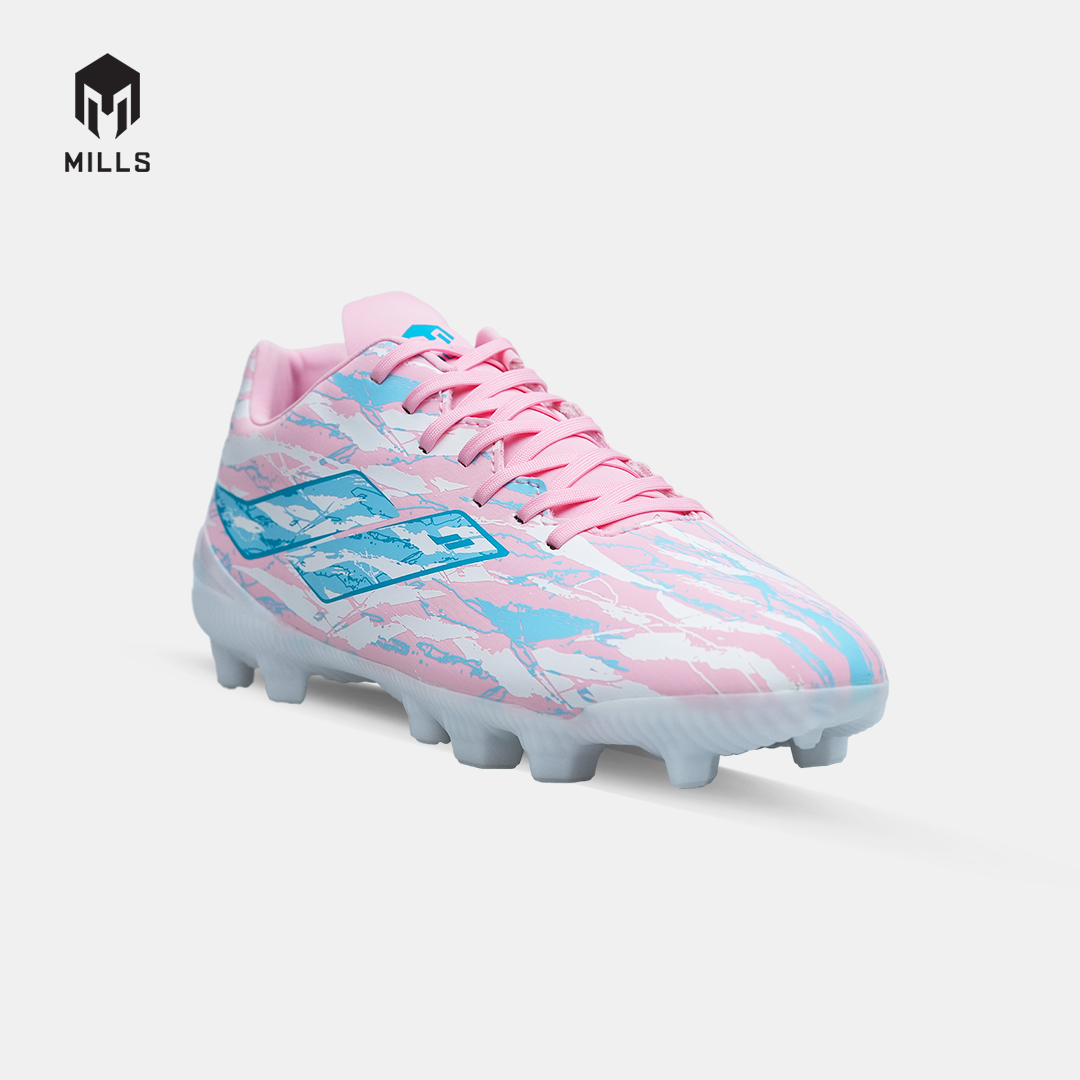 MILLS SEPATU SEPAKBOLA SPYRO FG JR COTTON.PINK/WHITE/CYAN.BLUE 9207806