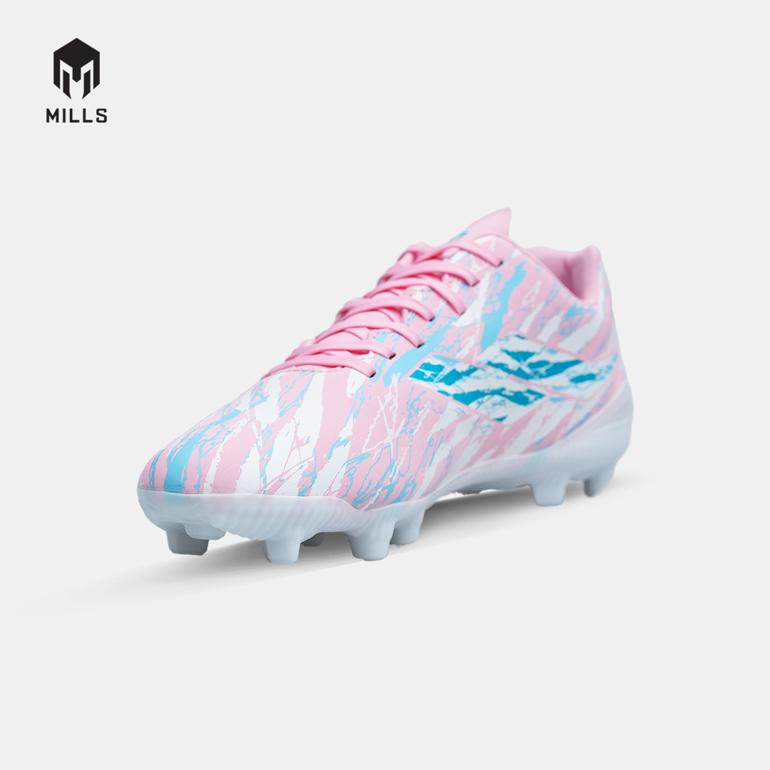 MILLS SEPATU SEPAKBOLA SPYRO FG JR COTTON.PINK/WHITE/CYAN.BLUE 9207806