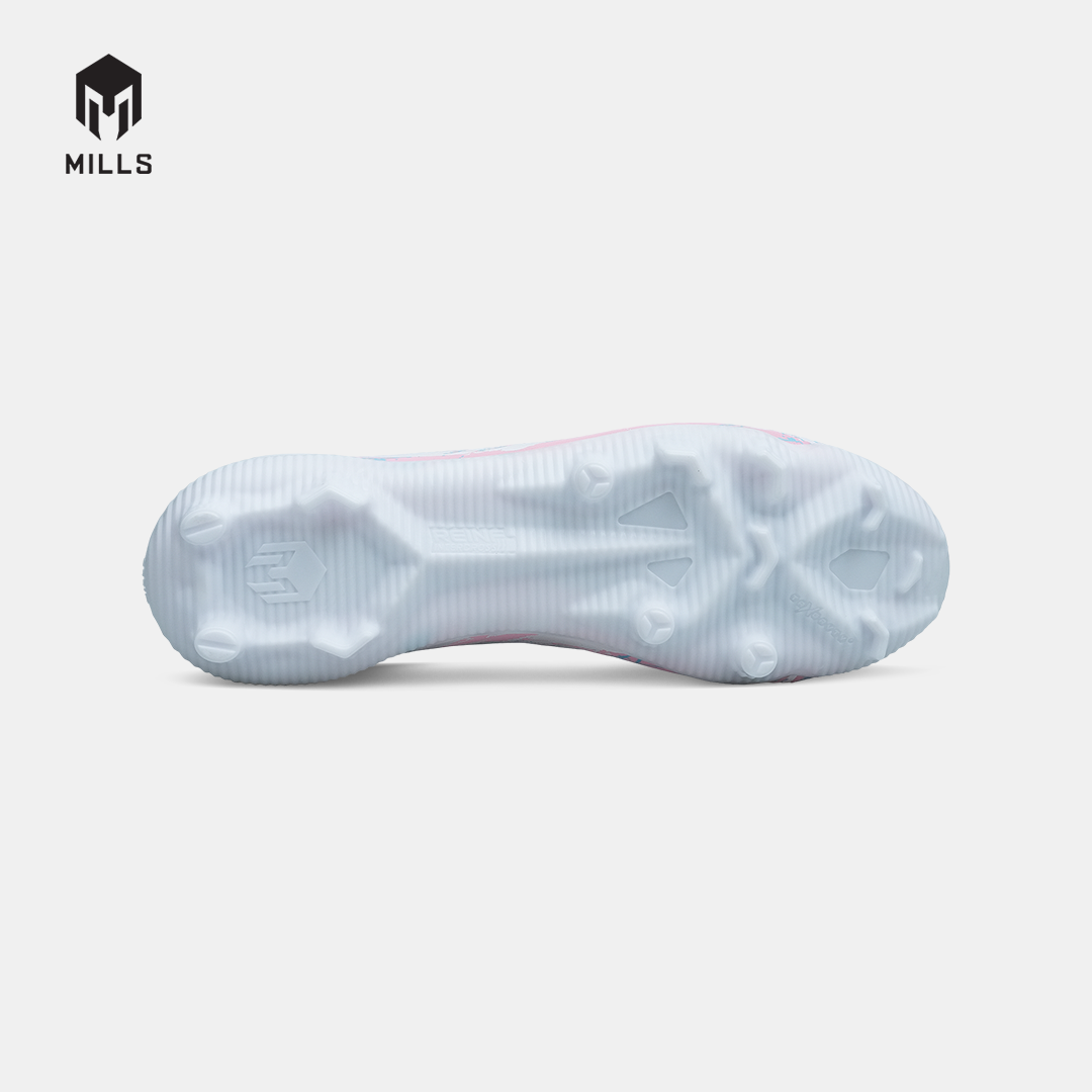MILLS SEPATU SEPAKBOLA SPYRO FG JR COTTON.PINK/WHITE/CYAN.BLUE 9207806