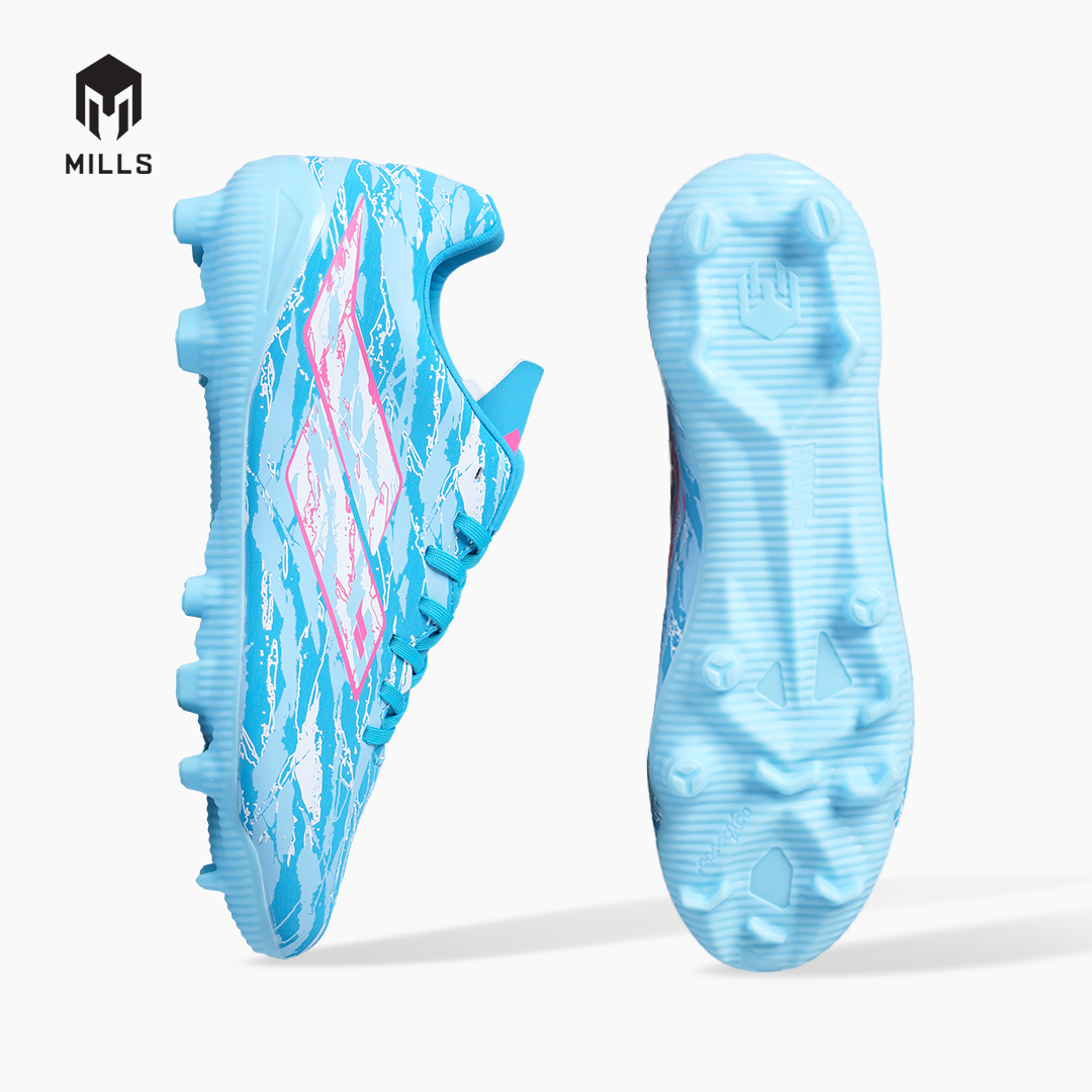 MILLS SEPATU SEPAKBOLA SPYRO FG JR CYAN BLUE/WHITE/HOT PINK 9207813