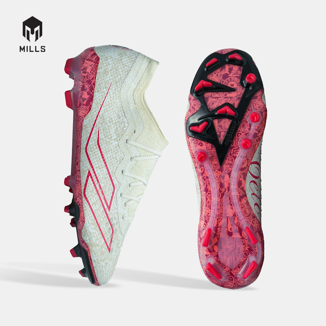 MILLS SEPATU SEPAKBOLA TRITON DEISLER 1.9 SW ELITE FG WHITE/FURY.RED/BLACK 9305412