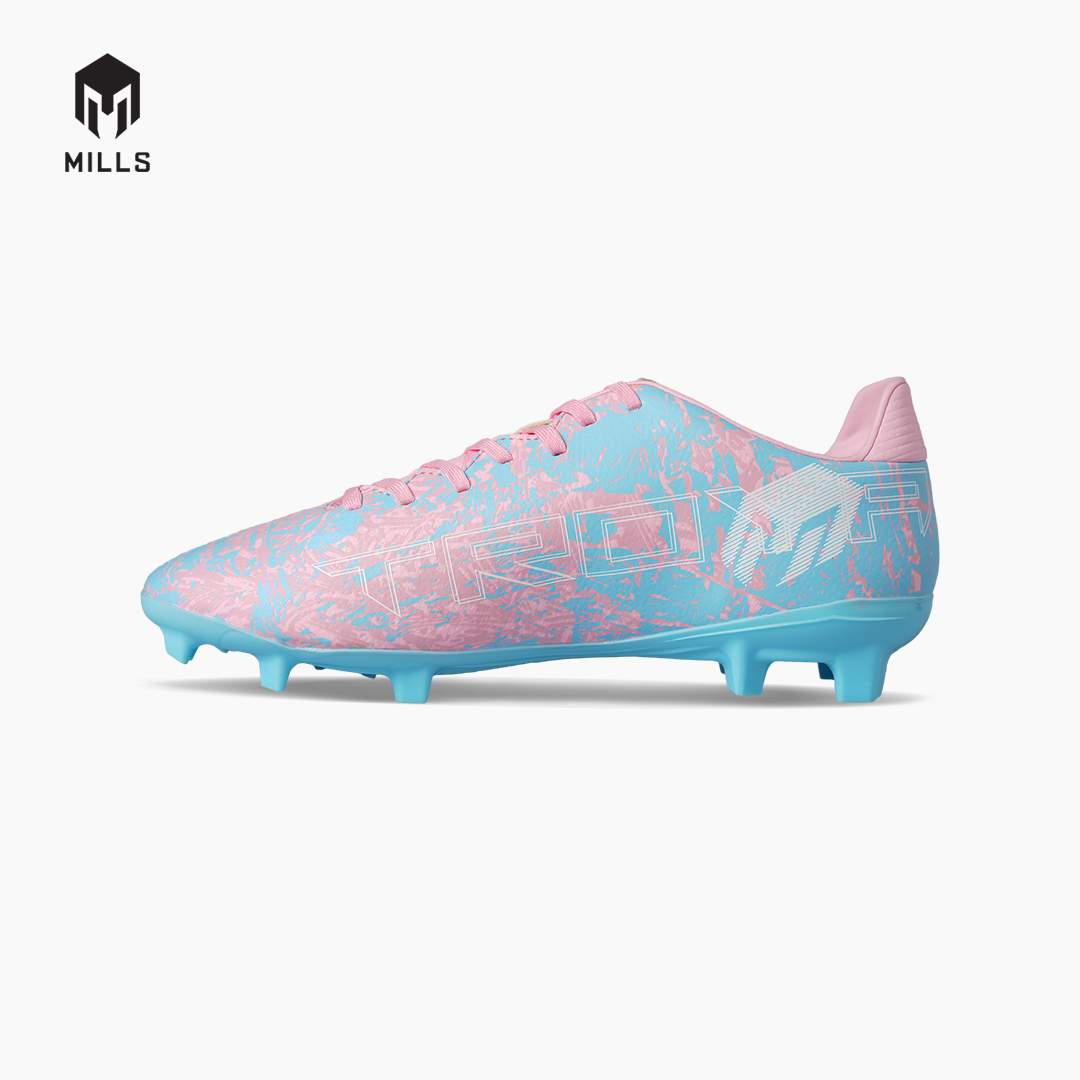 MILLS SEPATU SEPAKBOLA TROYA 3.0 FG COTTON.PINK/AQUA.BLUE 9308702