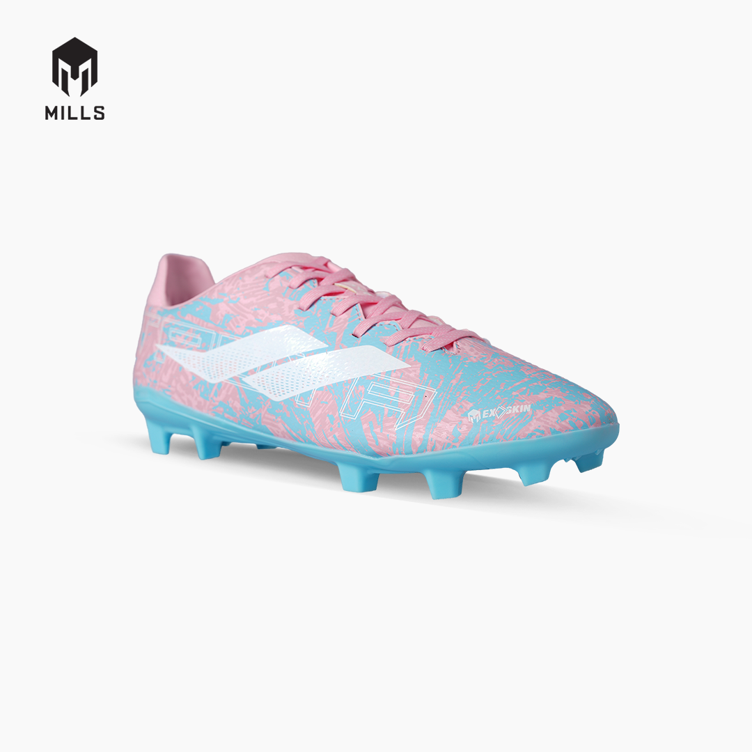 MILLS SEPATU SEPAKBOLA TROYA 3.0 FG COTTON.PINK/AQUA.BLUE 9308702