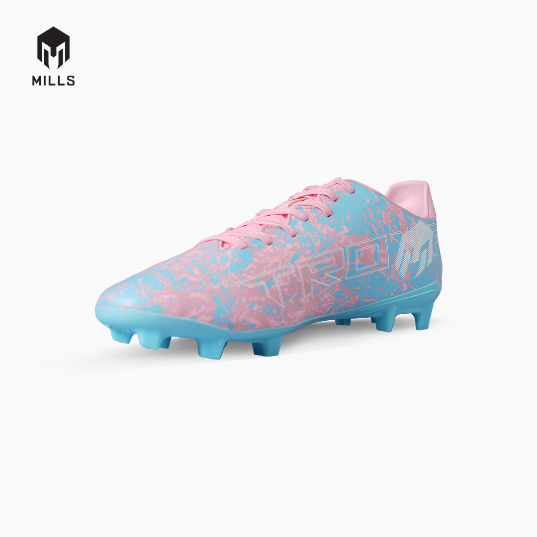 MILLS SEPATU SEPAKBOLA TROYA 3.0 FG COTTON.PINK/AQUA.BLUE 9308702