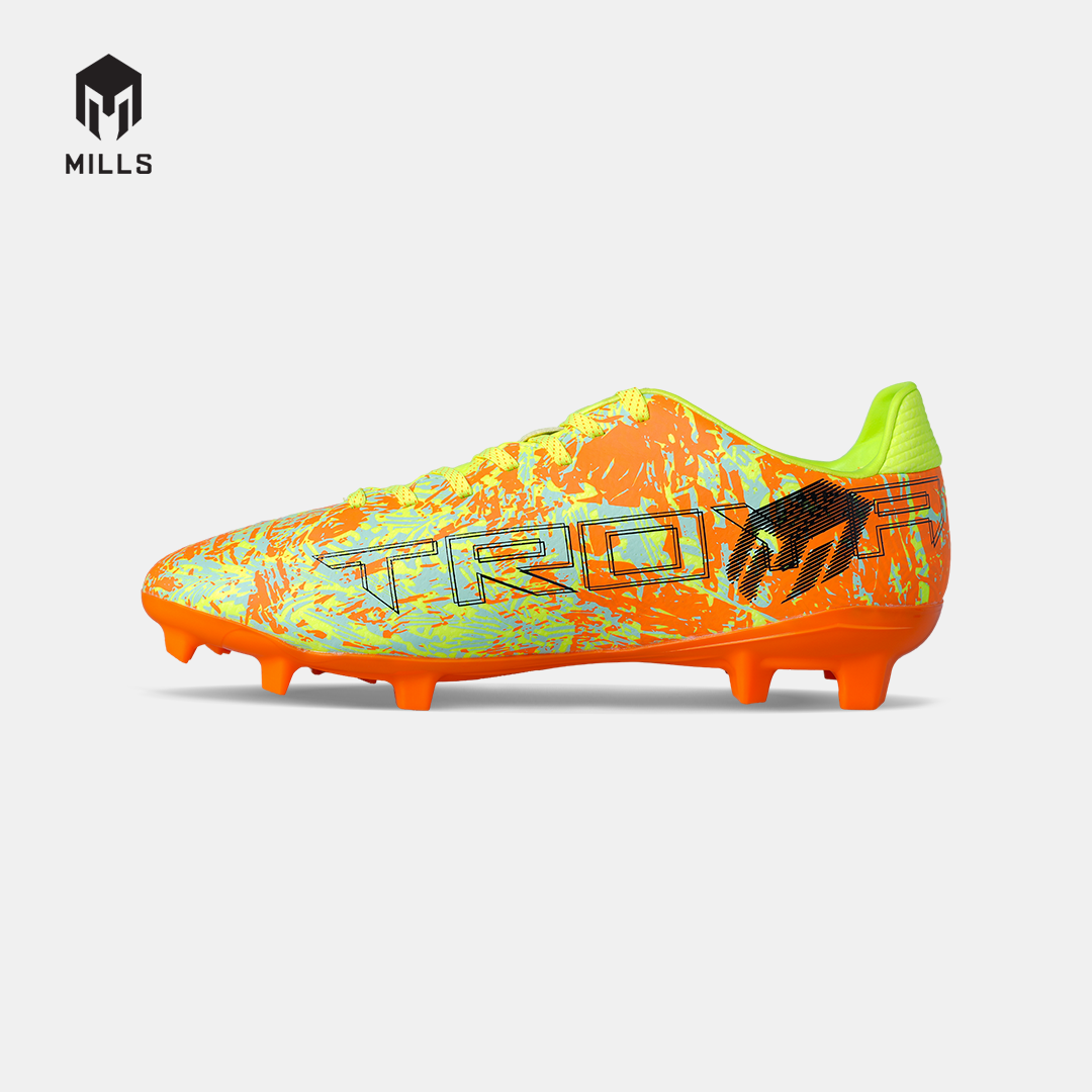 MILLS SEPATU SEPAKBOLA TROYA 3.0 FG FRESH.ORANGE/LASER.LIME/BLACK 9308704