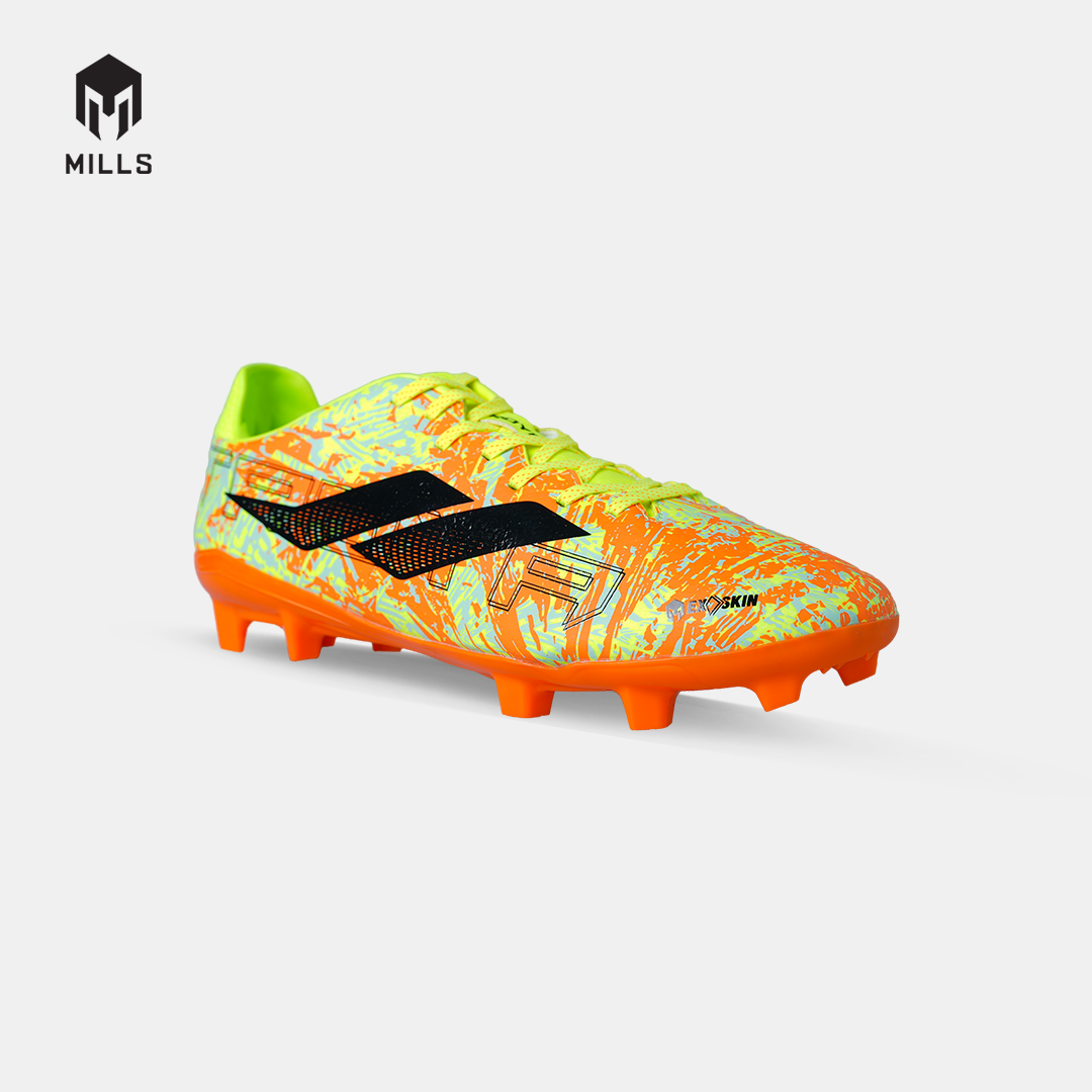 MILLS SEPATU SEPAKBOLA TROYA 3.0 FG FRESH.ORANGE/LASER.LIME/BLACK 9308704