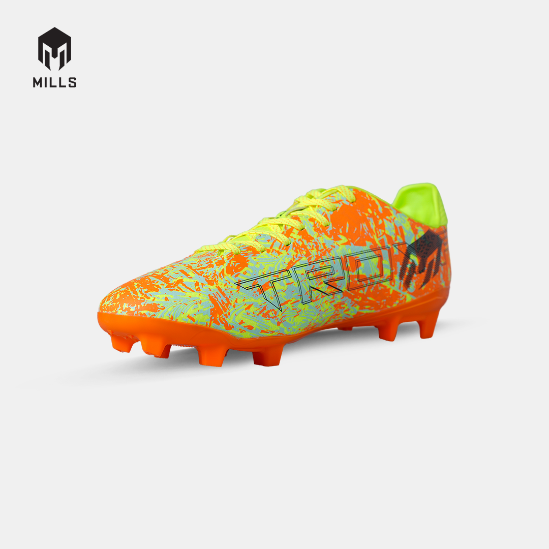 MILLS SEPATU SEPAKBOLA TROYA 3.0 FG FRESH.ORANGE/LASER.LIME/BLACK 9308704