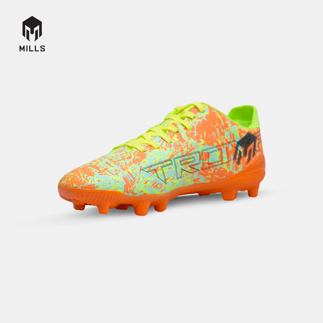 MILLS SEPATU SEPAKBOLA TROYA 3.0 FG JR FRESH.ORANGE/LASER.LIME/BLACK 9208704