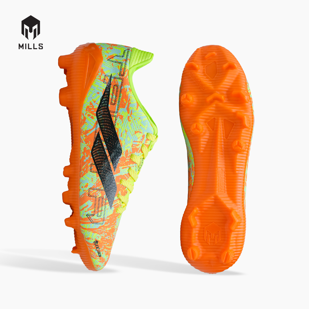 MILLS SEPATU SEPAKBOLA TROYA 3.0 FG JR FRESH.ORANGE/LASER.LIME/BLACK 9208704