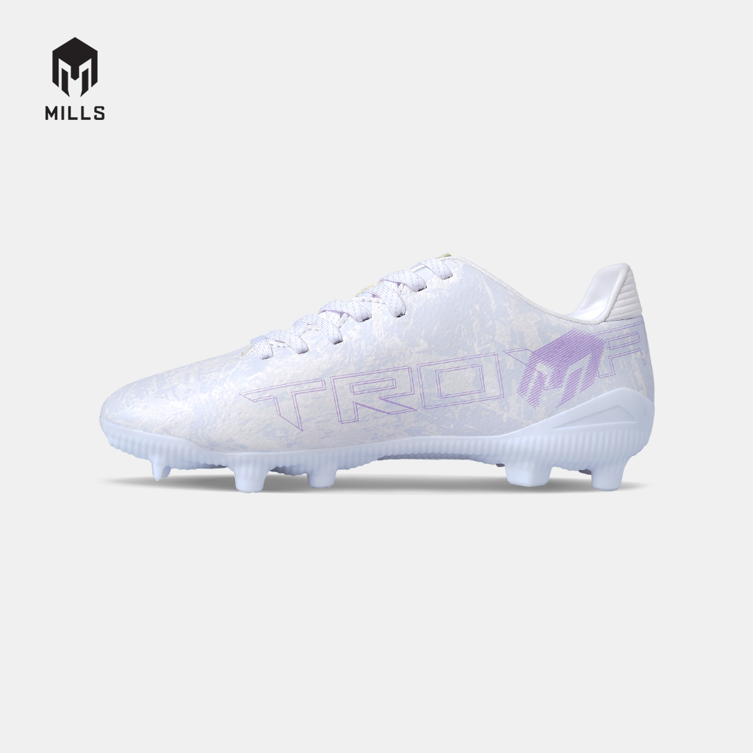 MILLS SEPATU SEPAKBOLA TROYA 3.0 FG JR WHITE/LAVENDER 9208701