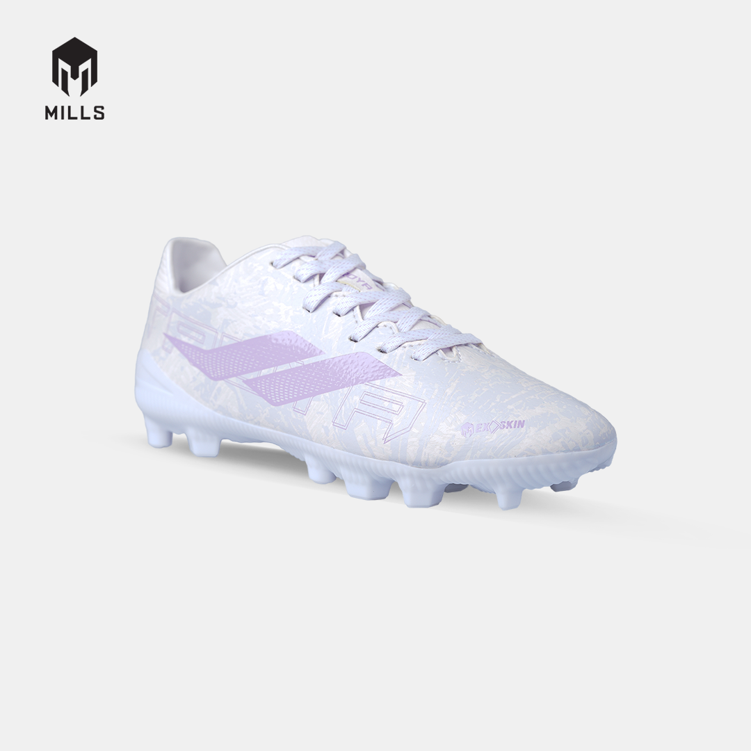 MILLS SEPATU SEPAKBOLA TROYA 3.0 FG JR WHITE/LAVENDER 9208701