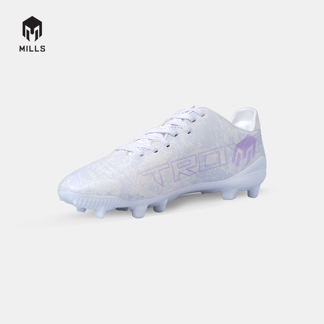 MILLS SEPATU SEPAKBOLA TROYA 3.0 FG JR WHITE/LAVENDER 9208701