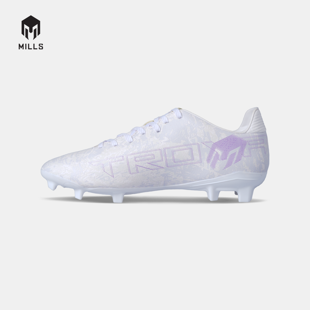 MILLS SEPATU SEPAKBOLA TROYA 3.0 FG WHITE/LAVENDER 9308701