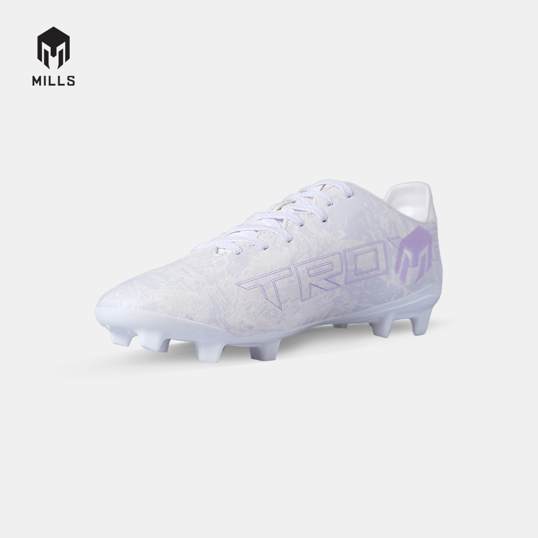 MILLS SEPATU SEPAKBOLA TROYA 3.0 FG WHITE/LAVENDER 9308701